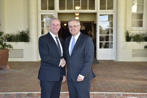 Swearing in of the Morrison Ministry