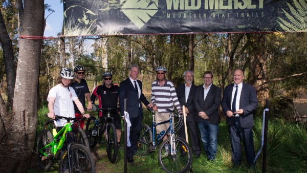 Wild Mersey Mountain Bike project launched in Latrobe on Friday 