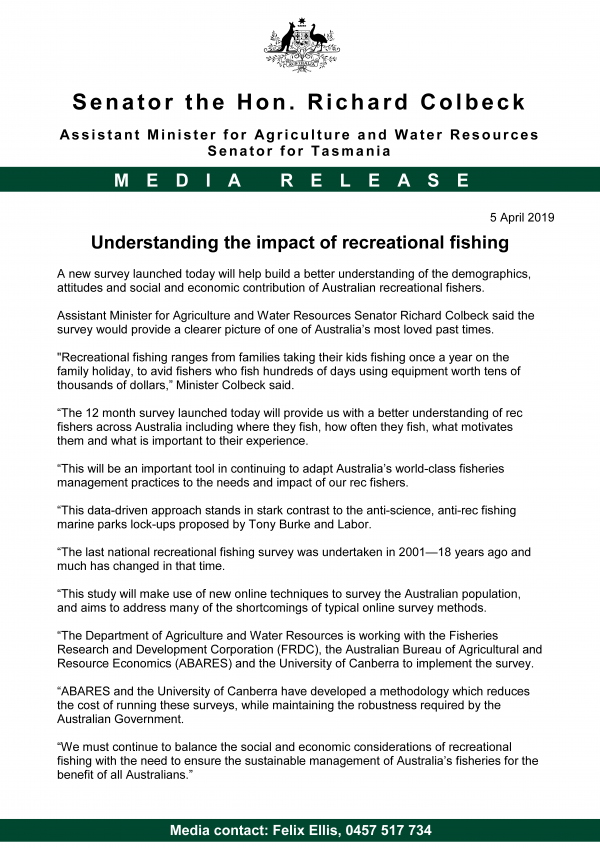 Understanding the impact of recreational fishing 