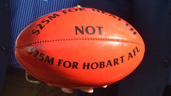 Political football: Federal funding for AFL in Tasmania up against the might of the mainland 