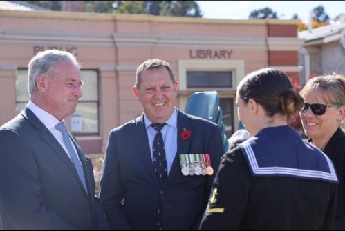 Every Anzac Day we honour Australian service men and women who fought for the freedom of others. I was honoured to attend services on the North West Coast with my good friend and veteran Gavin Pearce to commemorate our fallen soldiers. Lest We Forget.