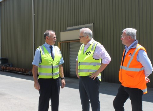 It was great to have the PM here in Devonport to visit Delta Hydraulics and see how Tasmania is becoming the Battery of the Nation.