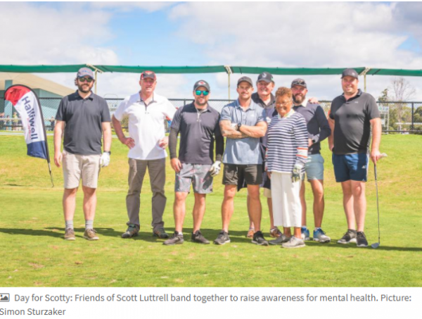 BeyondBlue fundraiser in memory of Scott Luttrell runs at Devonport Credit: Simon Sturzaker